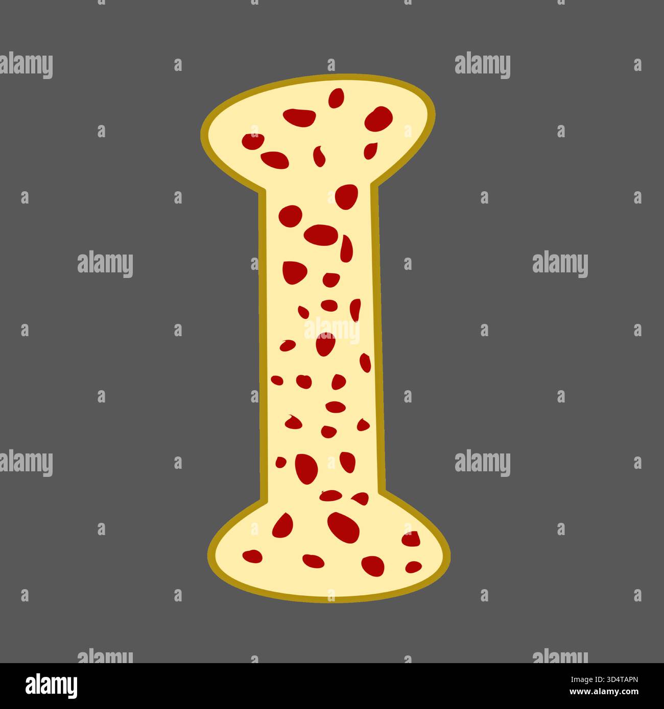 Knochen mit Osteoporose medizinische Illustration Wissenschaft Gesundheitsprojekte Stock Vektor