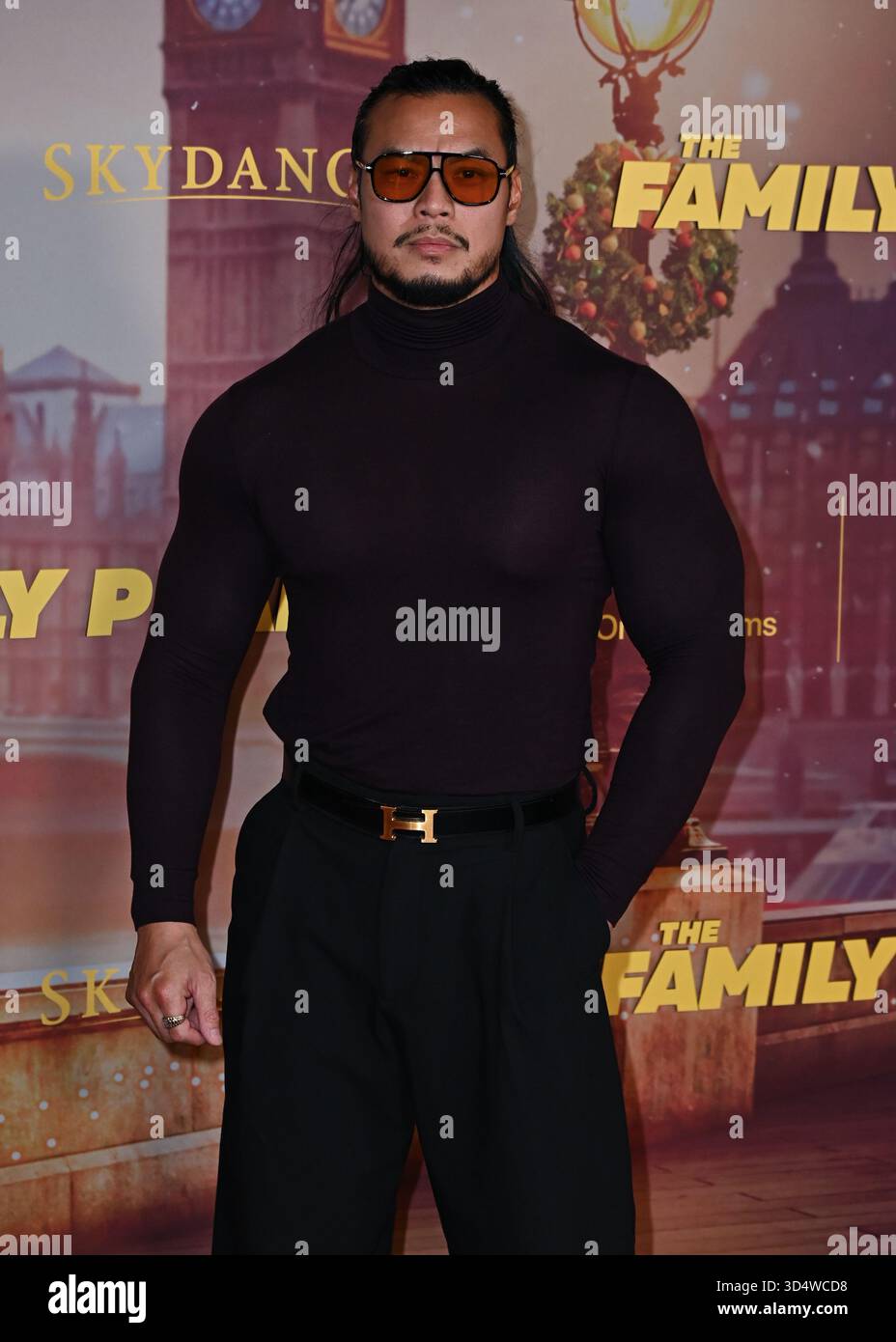 Quang Luong nimmt an der Weltpremiere „The Family Plan 2“ auf der Curzon Mayfair in London Teil. UK. Dienstag, 11. November 2025 Stockfoto