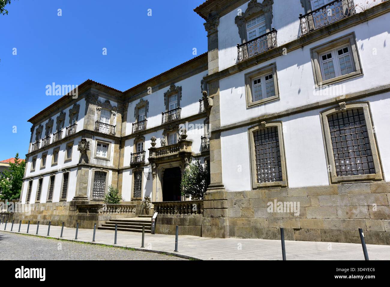 Braga, öffentliche Bibliothek (19. Jahrhundert). Portugal. Stockfoto