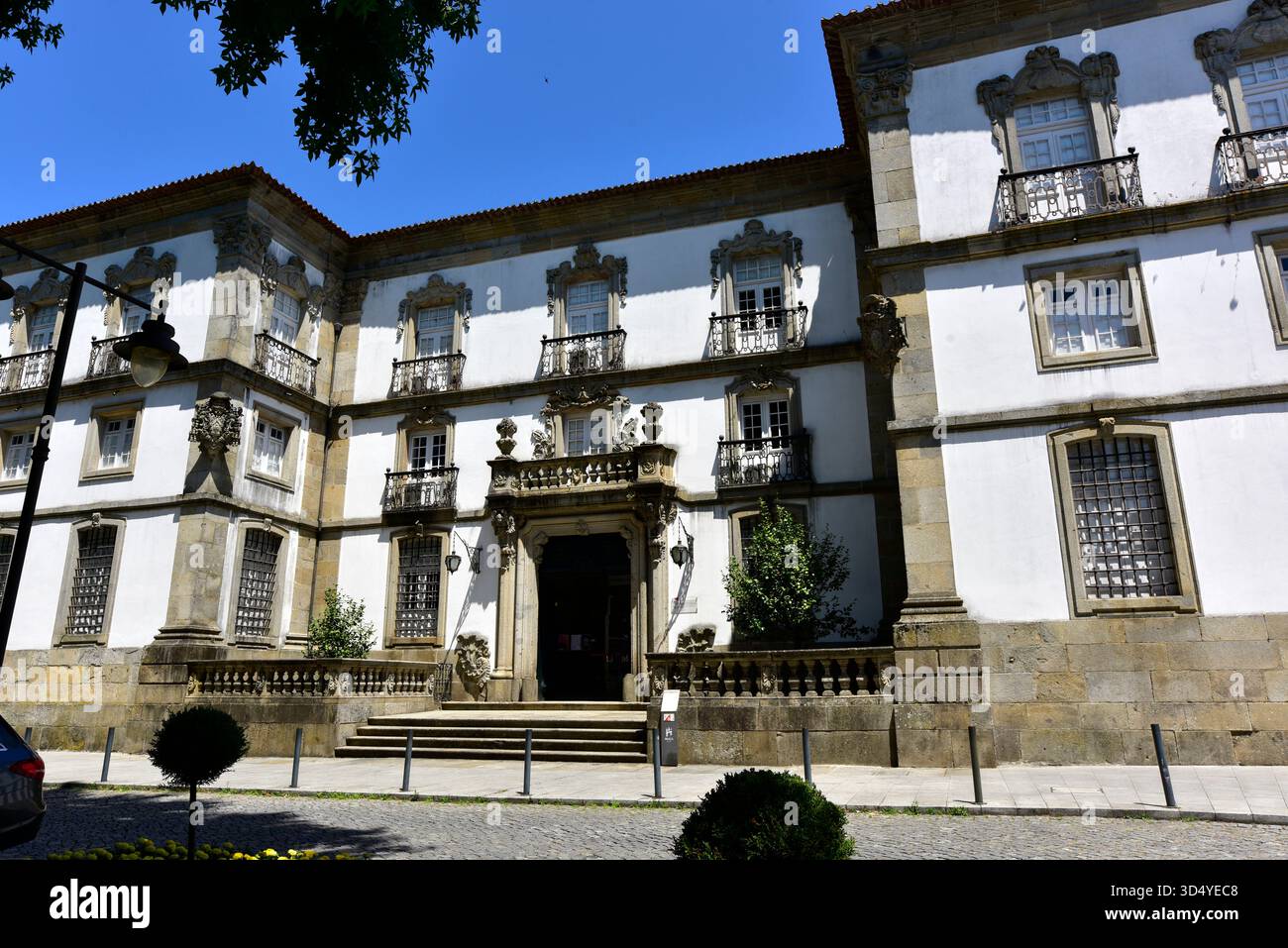 Braga, öffentliche Bibliothek (19. Jahrhundert). Portugal. Stockfoto