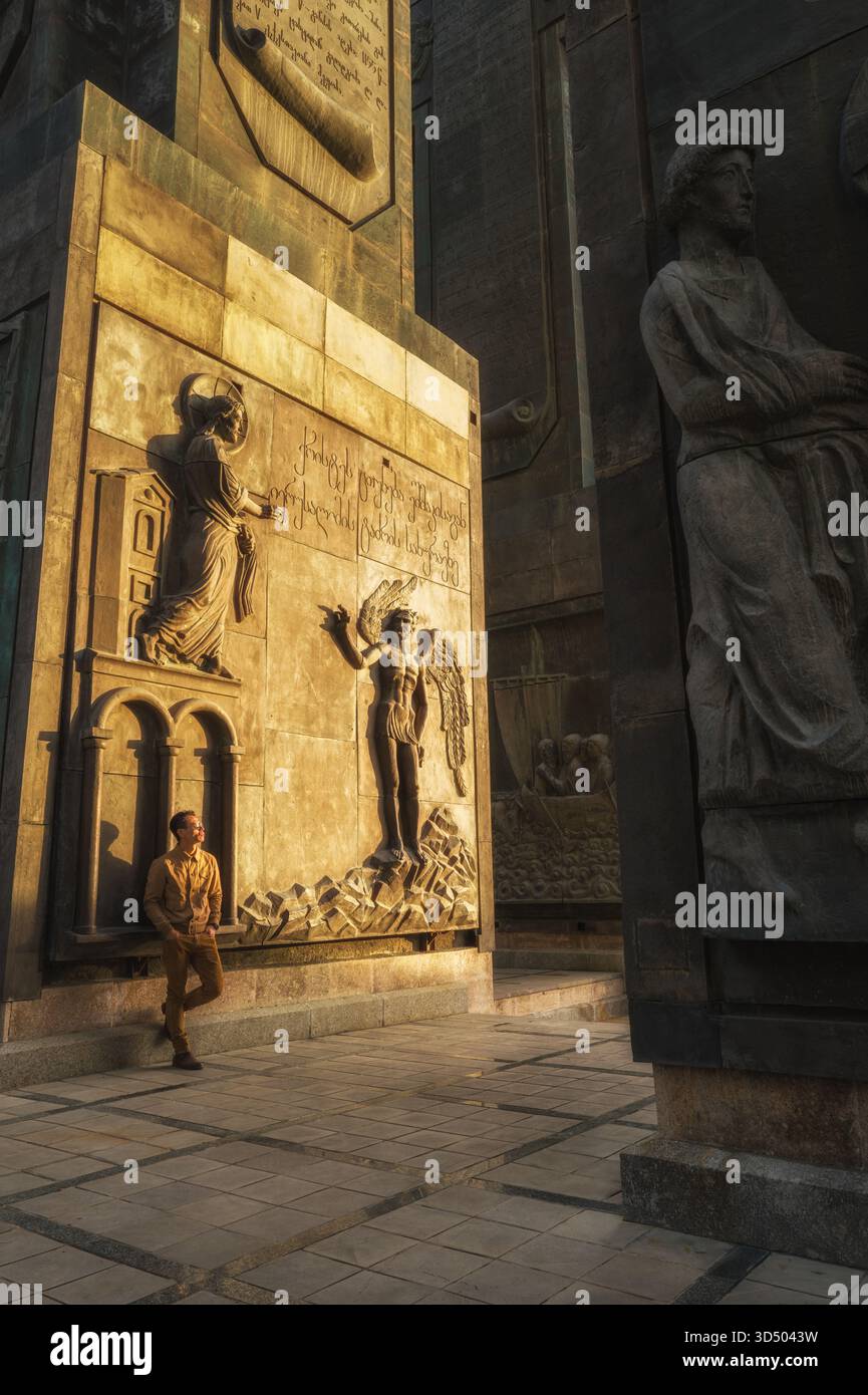 Sonnenaufgang bei den Chroniken von Georgia Stockfoto