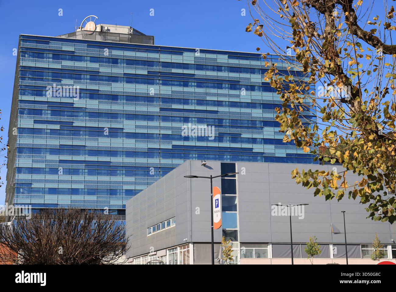 Brive Hospital Center in Corrèze, Frankreich. Stockfoto