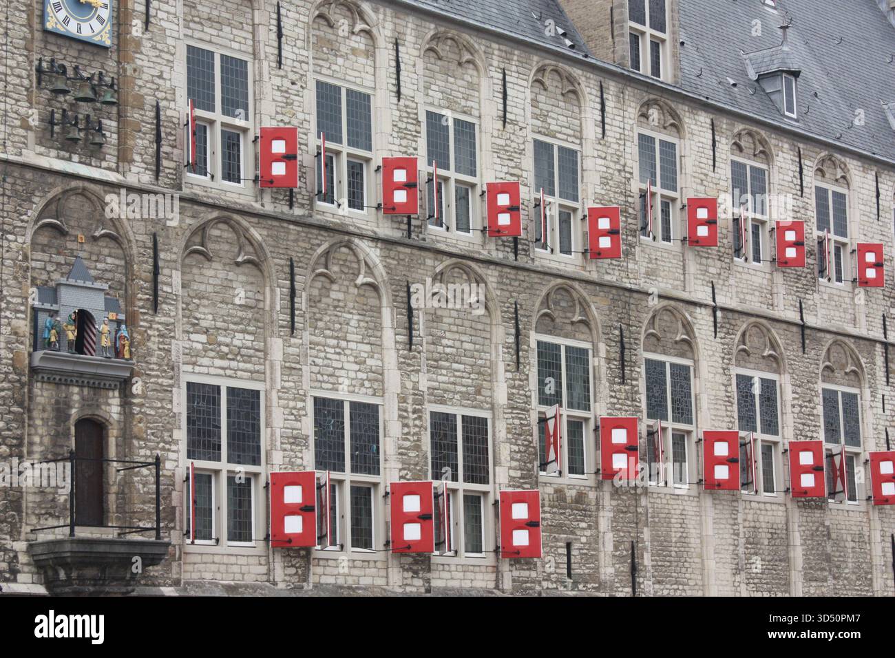 Das prunkvolle Stadhuis in Gouda, Niederlande Stockfoto