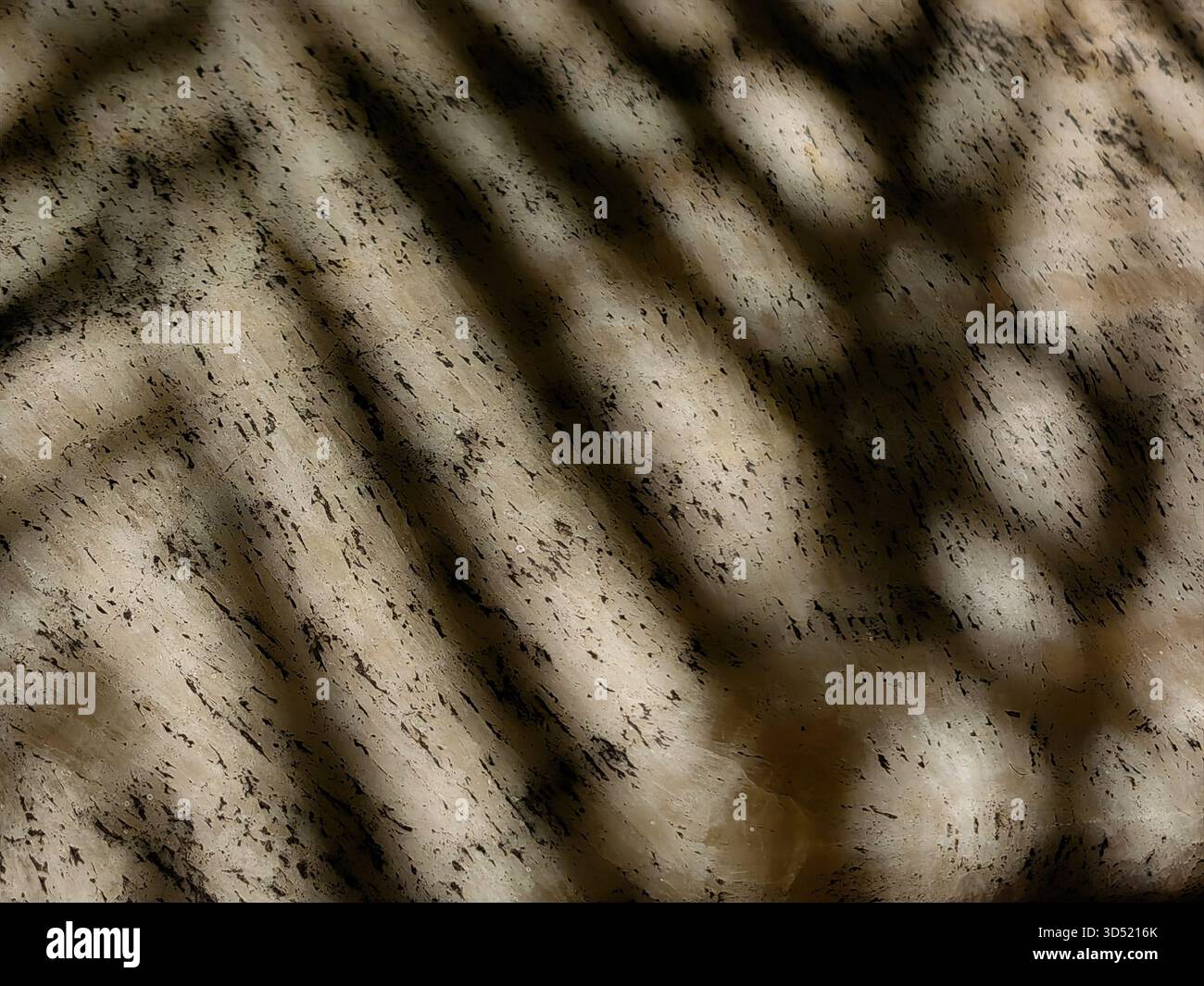 Lamellenlicht-Echo. Abstrakte Perspektive. Stockfoto