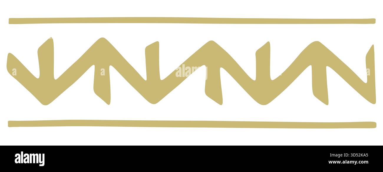 Eine wunderschöne Darstellung mit Mustern und dekorativen kulturellen Details. Stockfoto