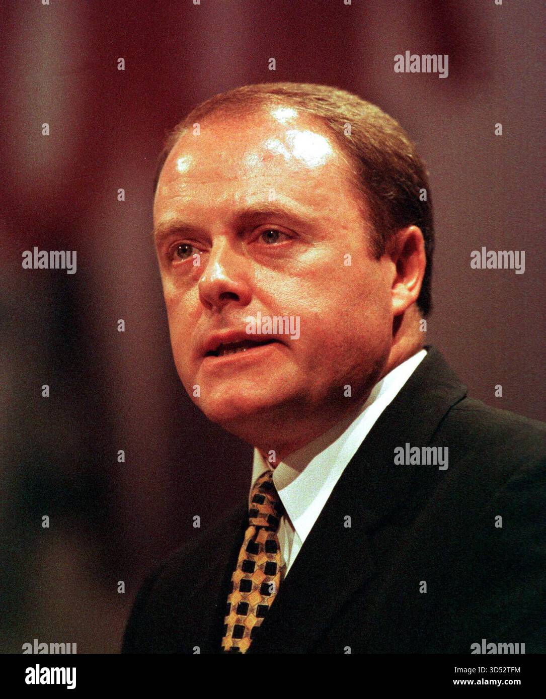 ALAN DONNELLY, MDEP-ARBEITSLEITER JAHRESKONFERENZ DER ARBEITSKRÄFTE COPYRIGHT:MARK NEWCOMBE auf der Labour Annual Conference am 29. September 1998 in Blackpool war ein bedeutendes Ereignis für die regierende New Labour Party unter Premierminister Tony Blair. Ein Jahr nach einem erdrutschenden Wahlsieg konzentrierte sich die Konferenz darauf, die Richtung der Regierung zu bekräftigen und ihre frühen Errungenschaften hervorzuheben. Stockfoto