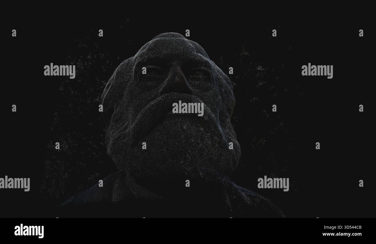 CGI-Visualisierung: Karl Marx / cgi-Visualisierung (nur für redaktionelle Verwendung). Keine Werbung. Referenzdatenbank: http://www.360-berlin.de. © je Stockfoto