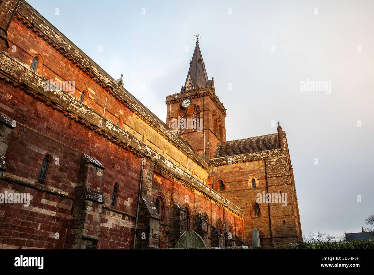 St. Magnus Cathedral in Kirkwall, Orkney Island, Schottland Stockfoto