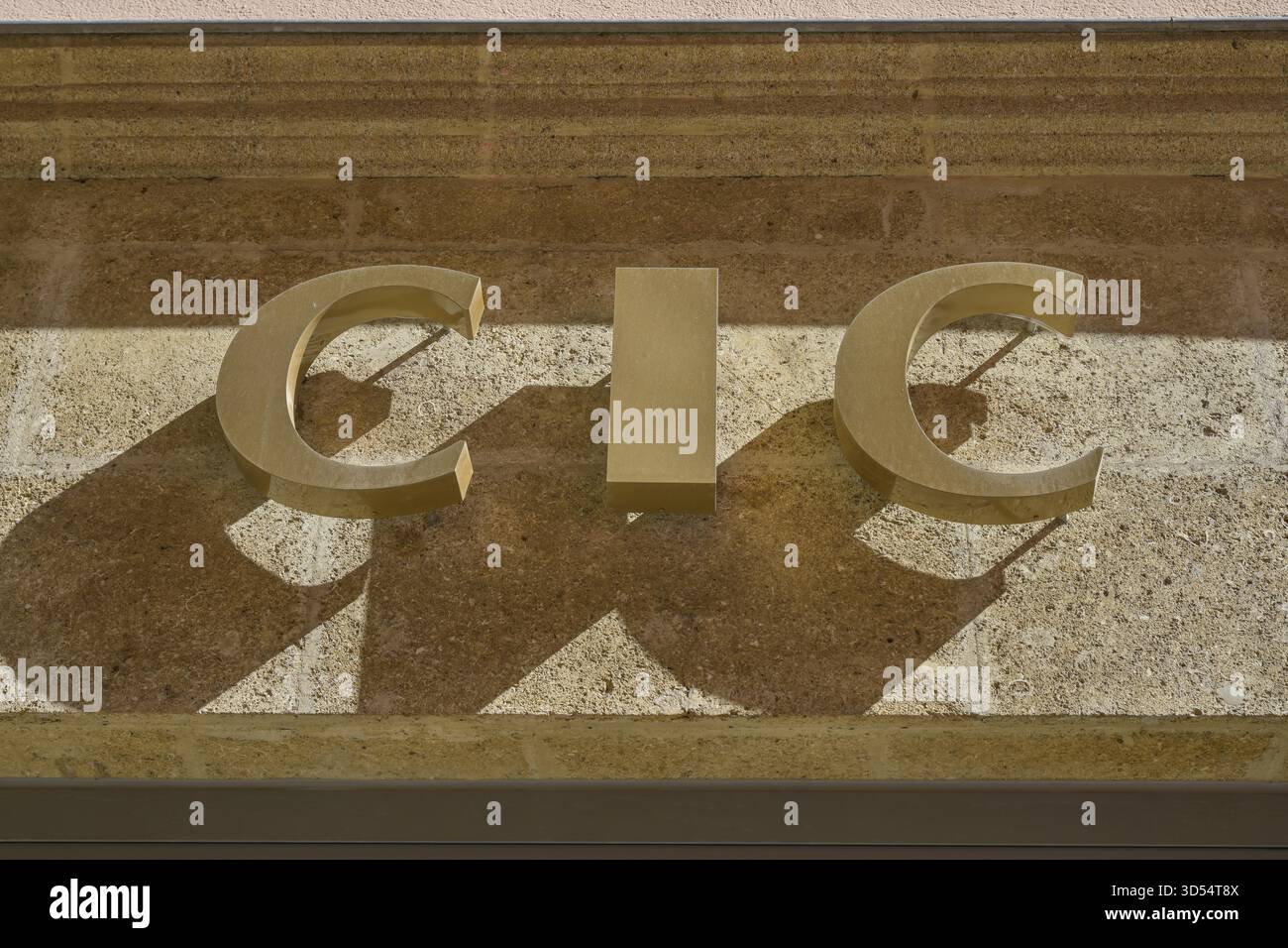 Logo Credit Industriel et Commercial CIC, Aix-en-Provence, Frankreich Stockfoto