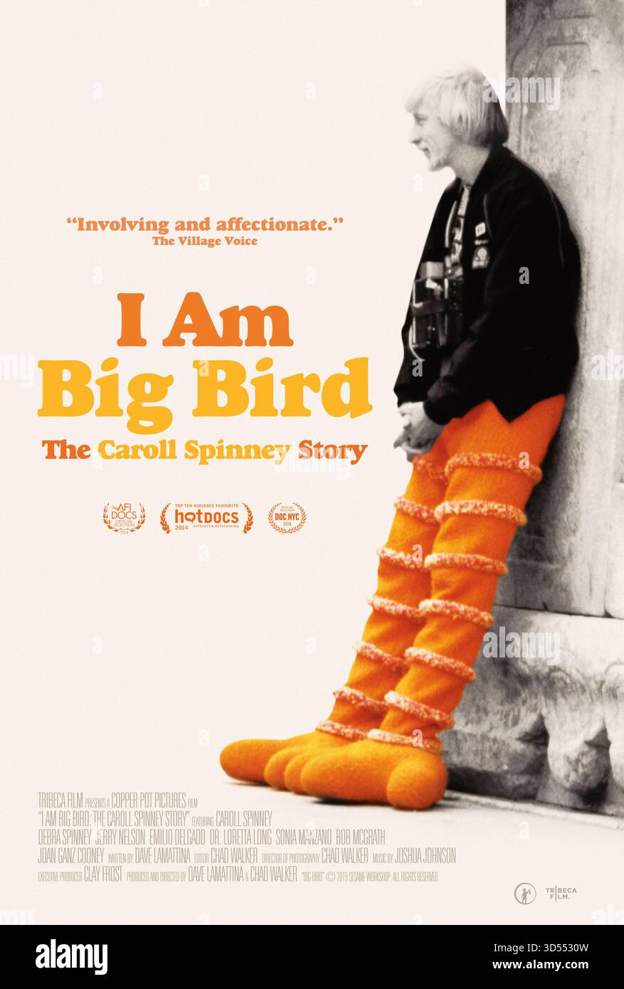 I am Big Bird: The Caroll Spinney Story (2014) von Dave LaMattina und Chad N. Walker mit Caroll Spinney, Jim Henson und Frank Oz. Das Leben der Puppenspielerin Caroll Spinney hinter Big Bird und Oscar the Grouch wird in dieser berührenden Dokumentation enthüllt. US-Poster NUR FÜR REDAKTIONELLE ZWECKE. Quelle: BFA / Tribeca Film Stockfoto