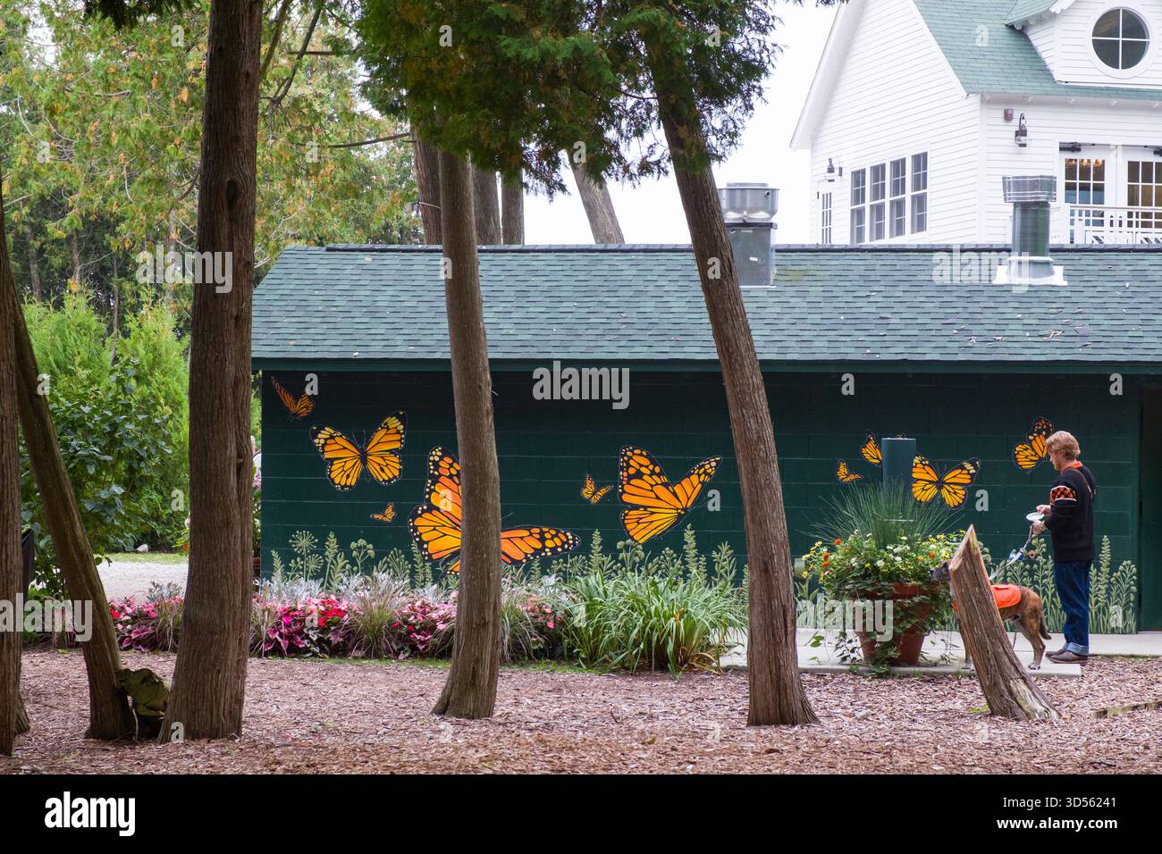 Das Woodlands Activity Center im Grand Hotel liegt auf Mackinac Island im Mackinac County, Michigan, USA. Das Wetter ap Stockfoto