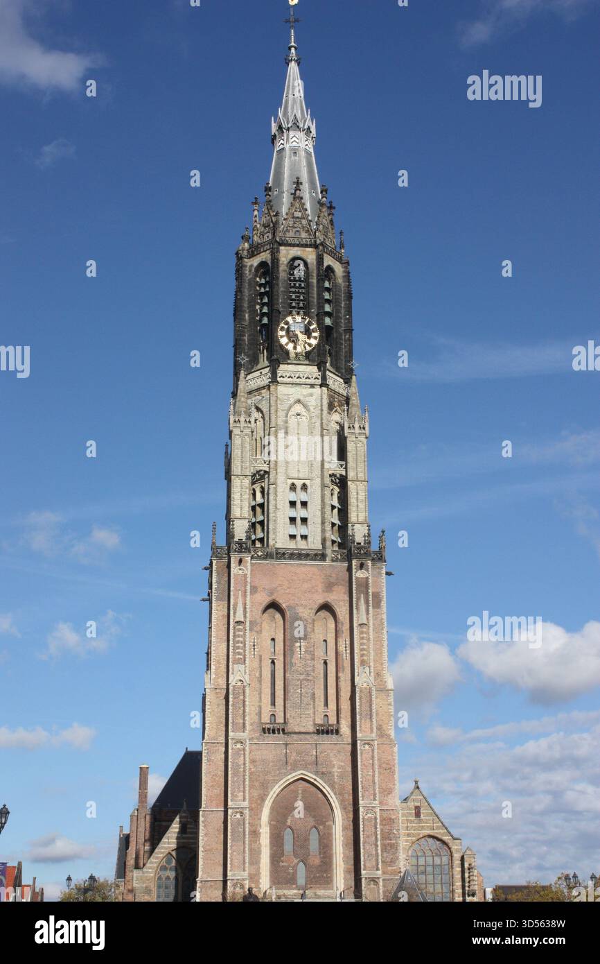 Die neue Kirche in Delft, Niederlande Stockfoto