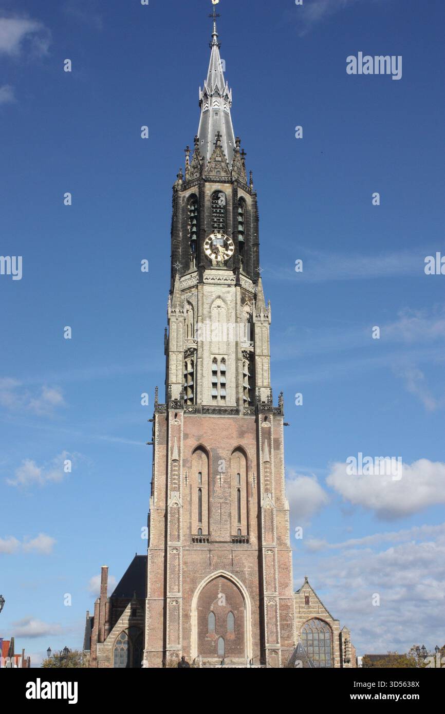 Die neue Kirche in Delft, Niederlande Stockfoto