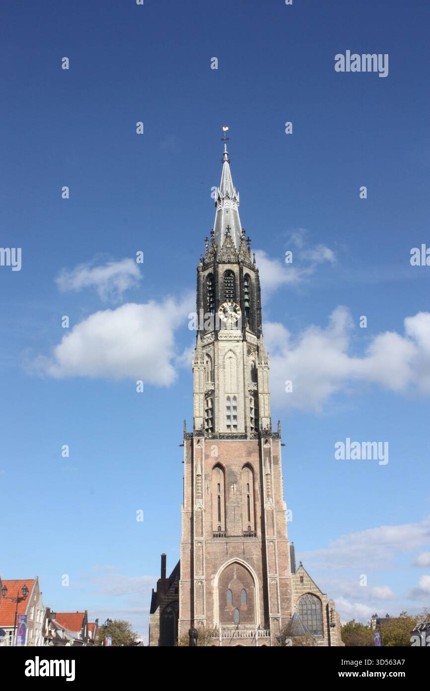 Die neue Kirche in Delft, Niederlande Stockfoto