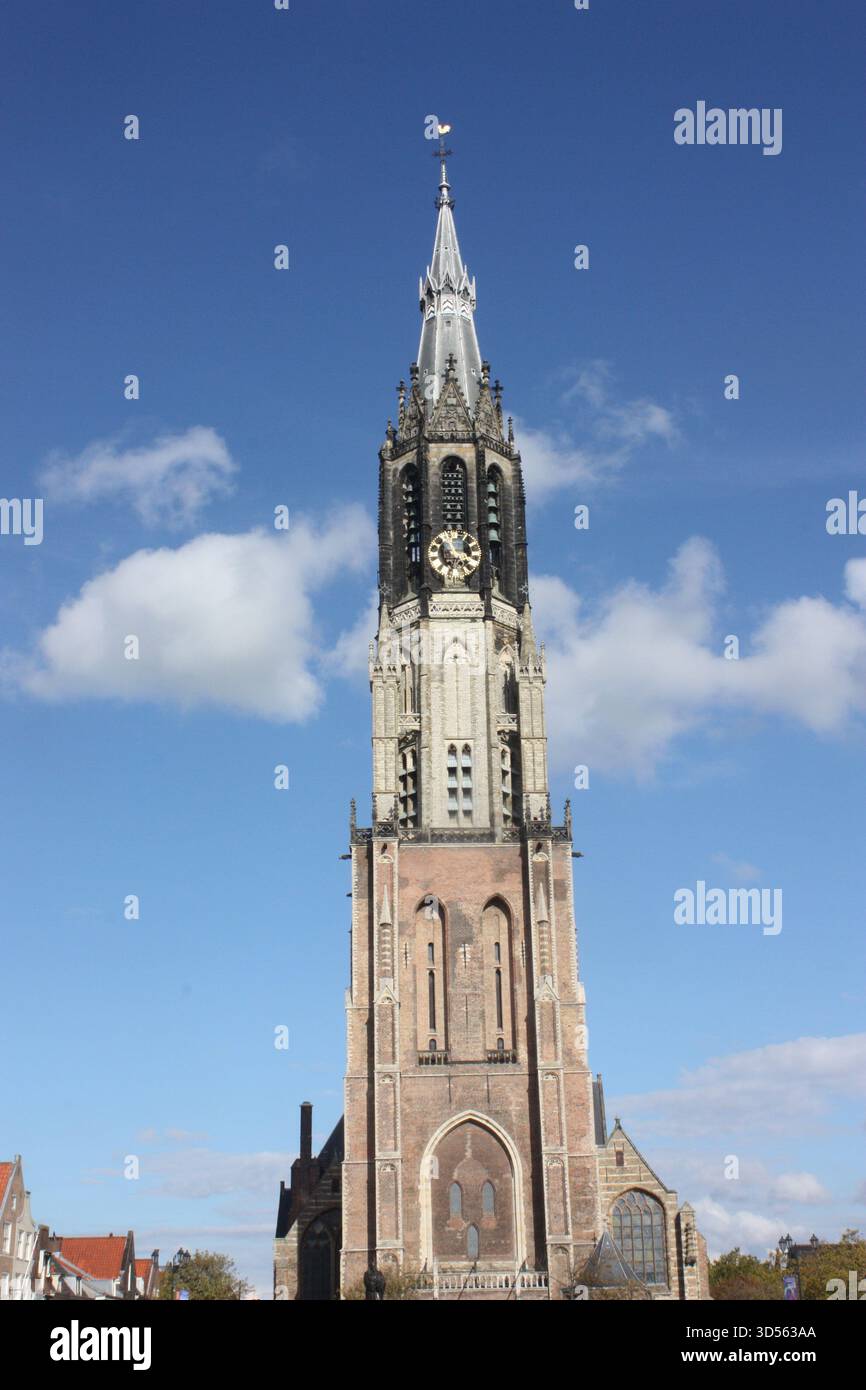 Die neue Kirche in Delft, Niederlande Stockfoto