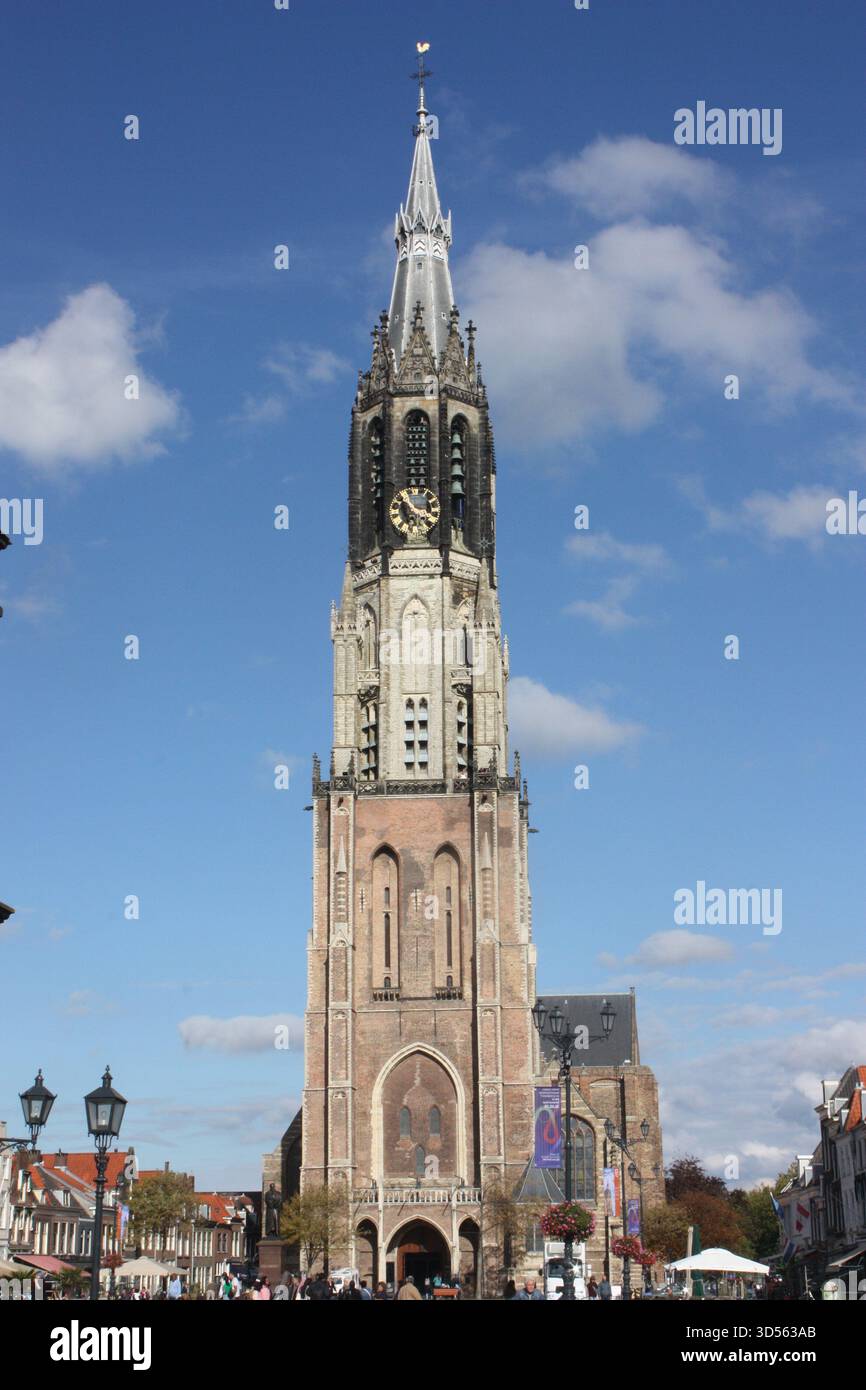 Die neue Kirche in Delft, Niederlande Stockfoto