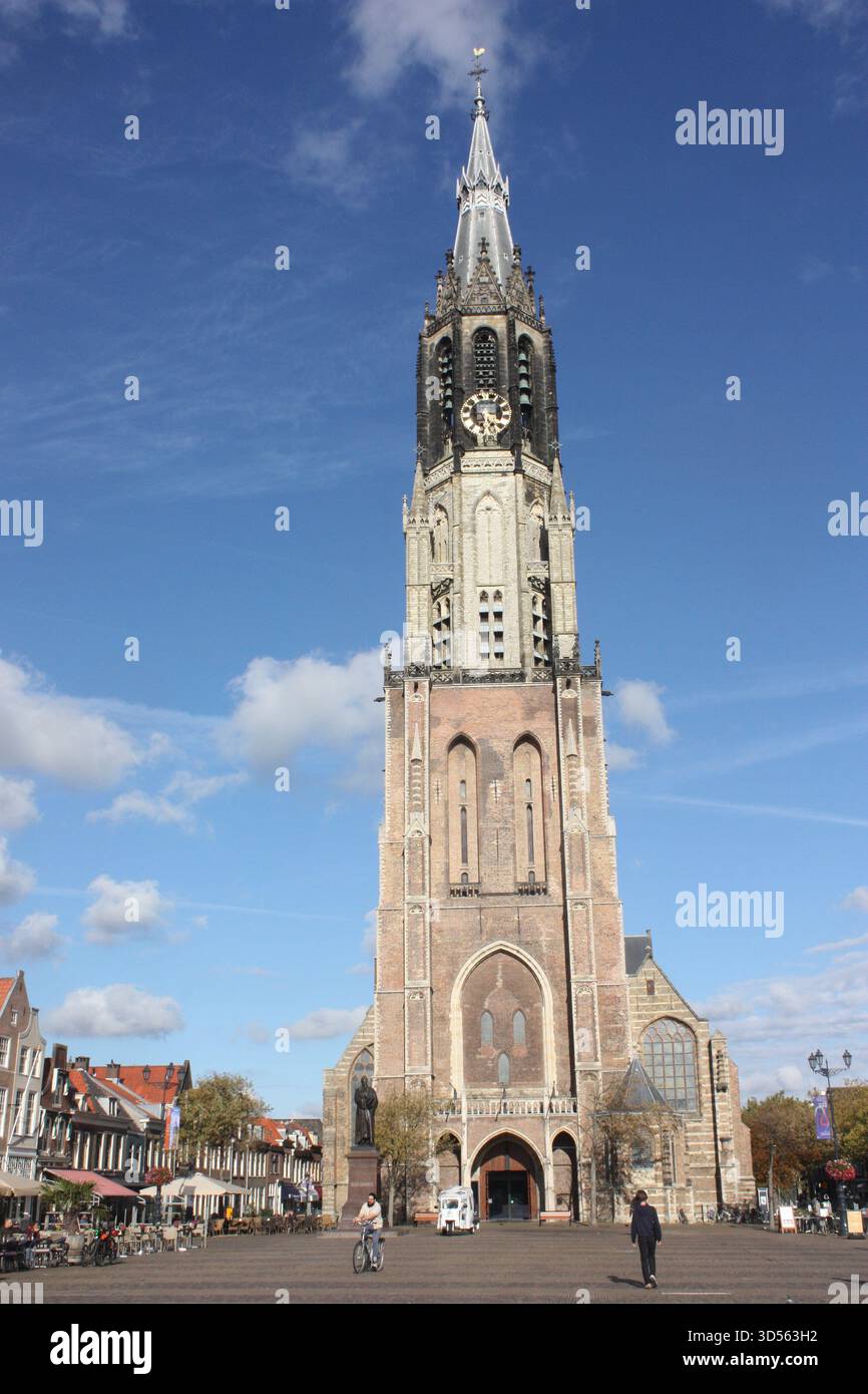 Die neue Kirche in Delft, Niederlande Stockfoto