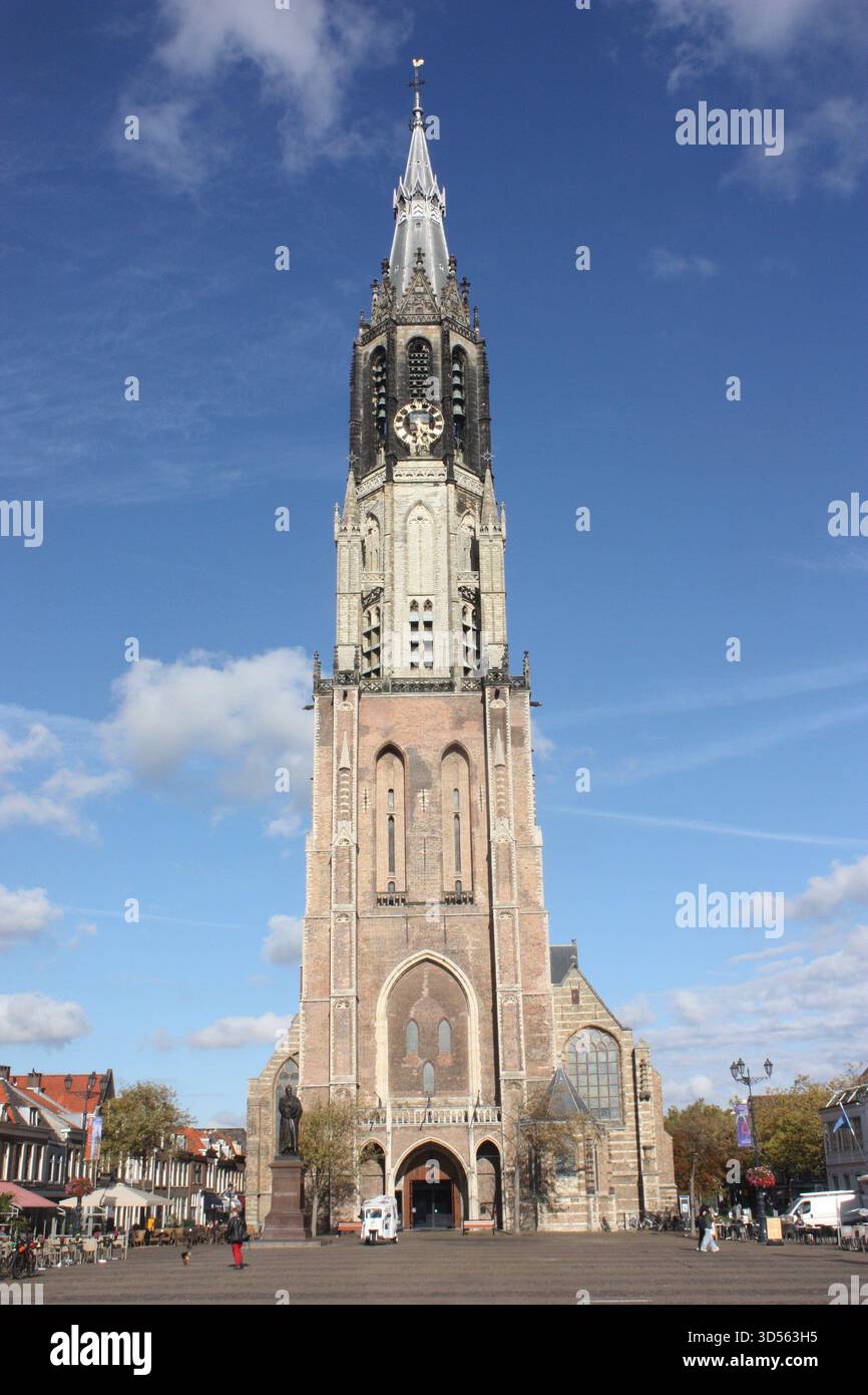 Die neue Kirche in Delft, Niederlande Stockfoto