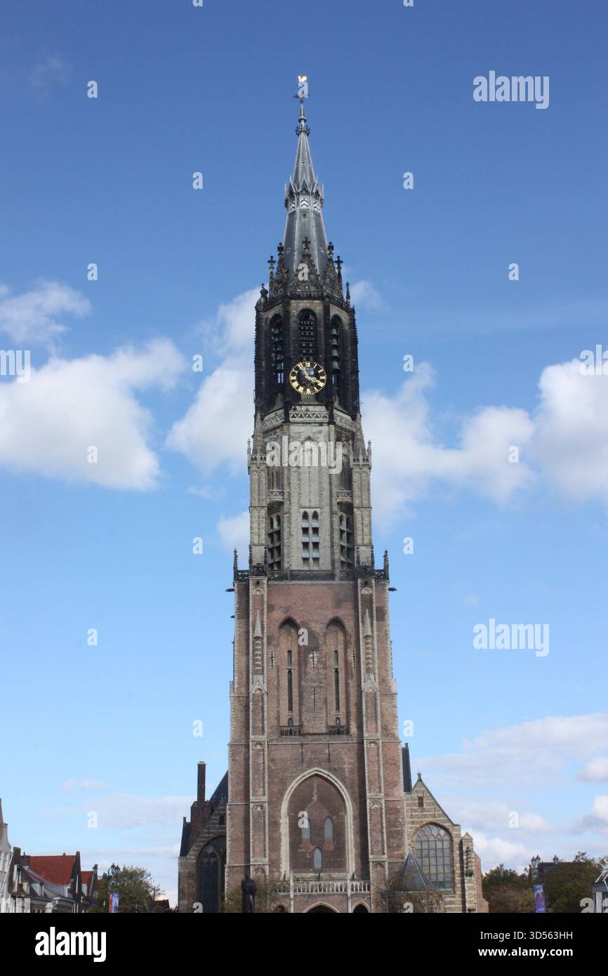 Die neue Kirche in Delft, Niederlande Stockfoto