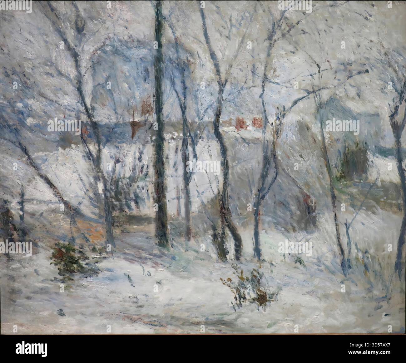 Garden in Snow oder Snow at Vaugirard I von Paul Gauguin Stock Vektor