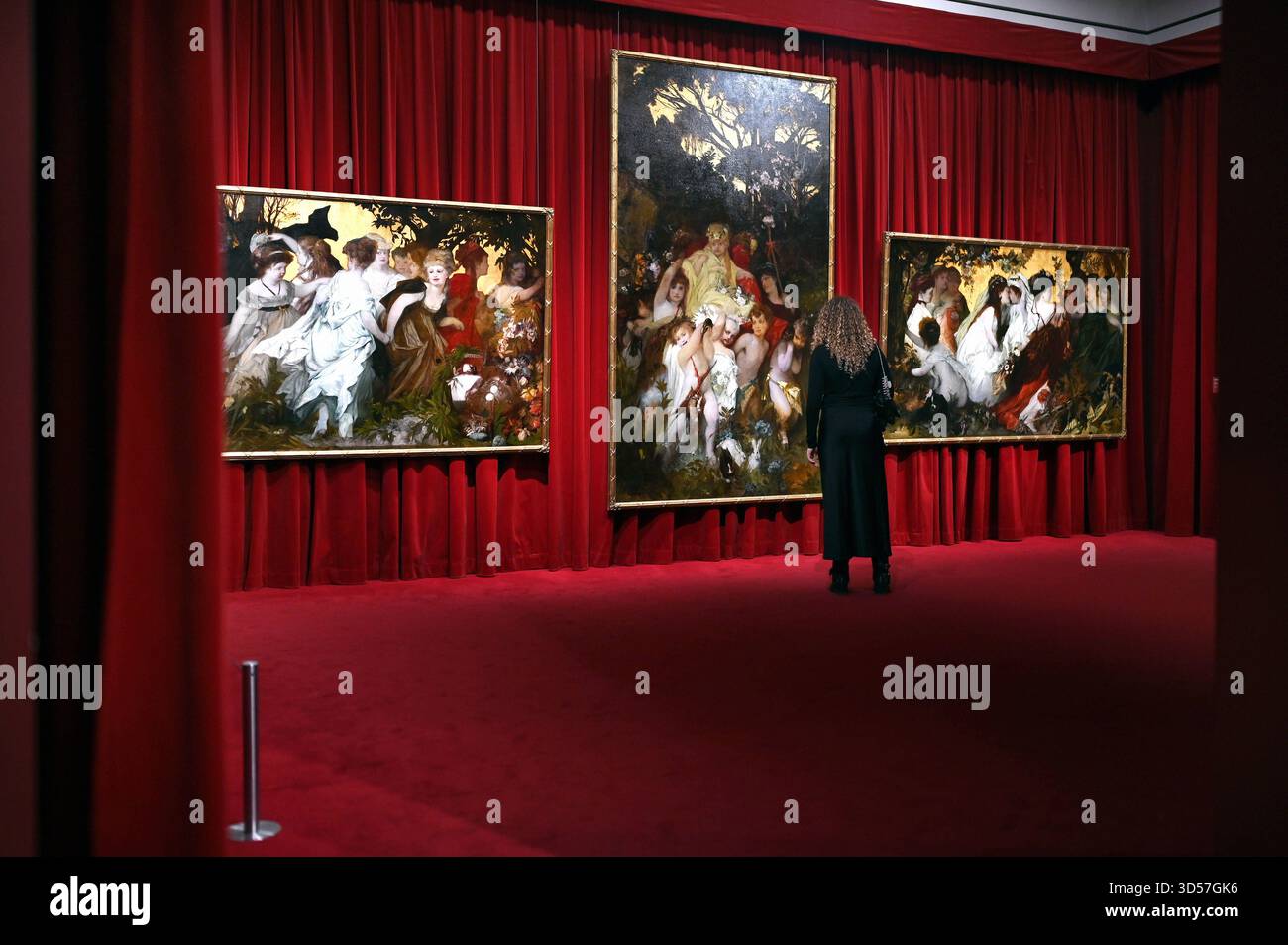 Gemälde im Leopold Museum, Museumsquartier, Wien, Österreich *** Malerei im Leopold Museum, Museumsquartier, Wien, Österreich Stockfoto