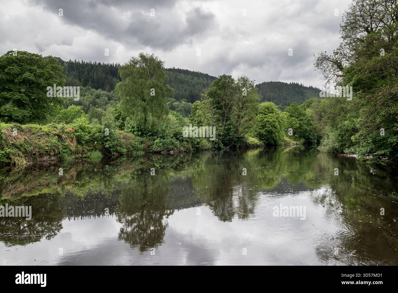 River Conwy bei Betws y Coed in Conwy County Borough North Wales Stockfoto