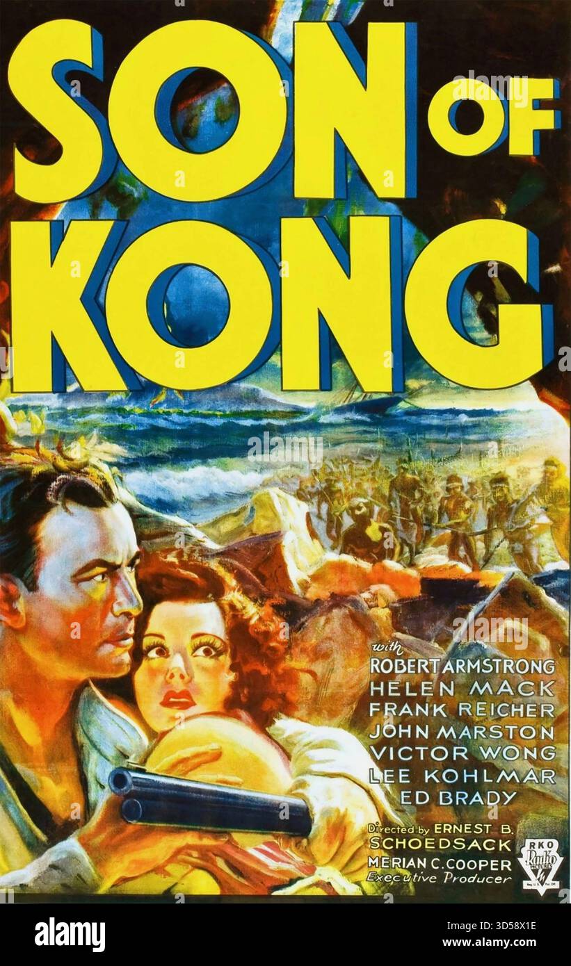 SON OF KONG 1933 RJO Pictures Film Stockfoto