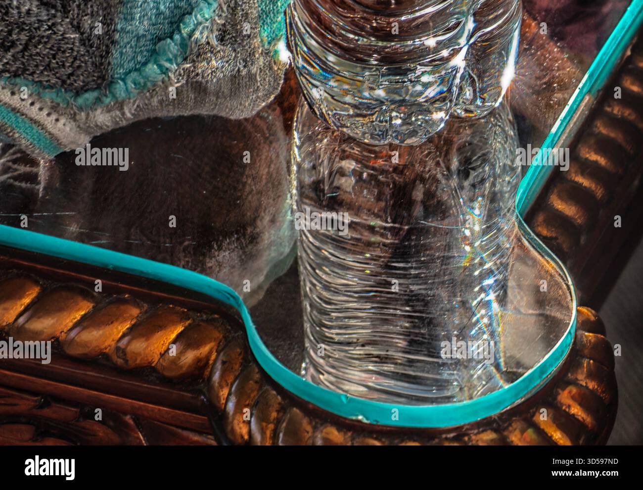 Abstrakte Bilder auf einer Tabelle Stockfoto