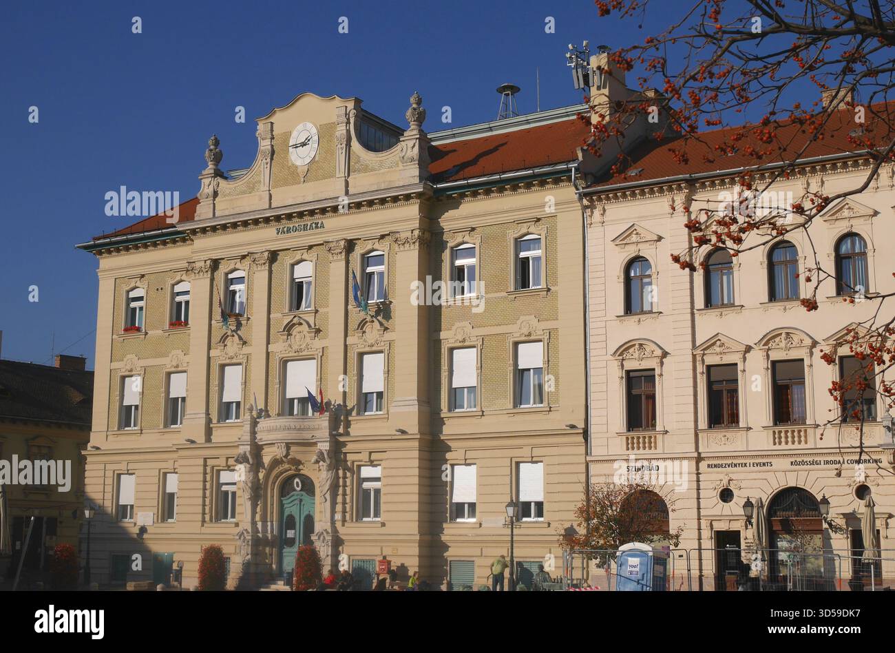 Rathaus, Fő tér, Fo-Platz, Óbuda, Budapest, Ungarn Stockfoto