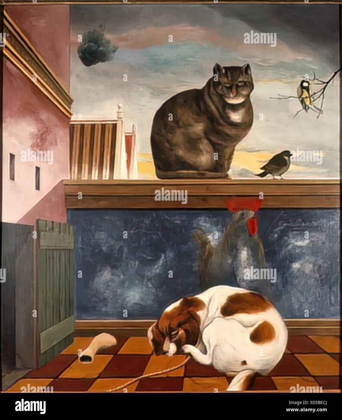 Paradies, 1930 von Franz Radziwill Stock Vektor