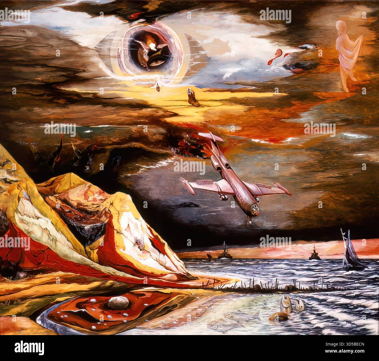 Ein Schuh blieb übrig, 1969 von Franz Radziwill Stock Vektor