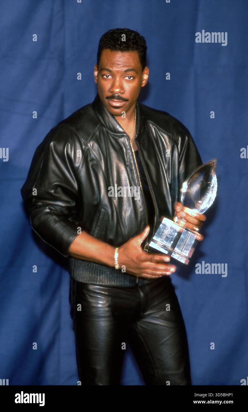 Schauspieler und Komiker Eddie Murphy erhielt um die 1980er Jahre einen People's Choice Award Stockfoto