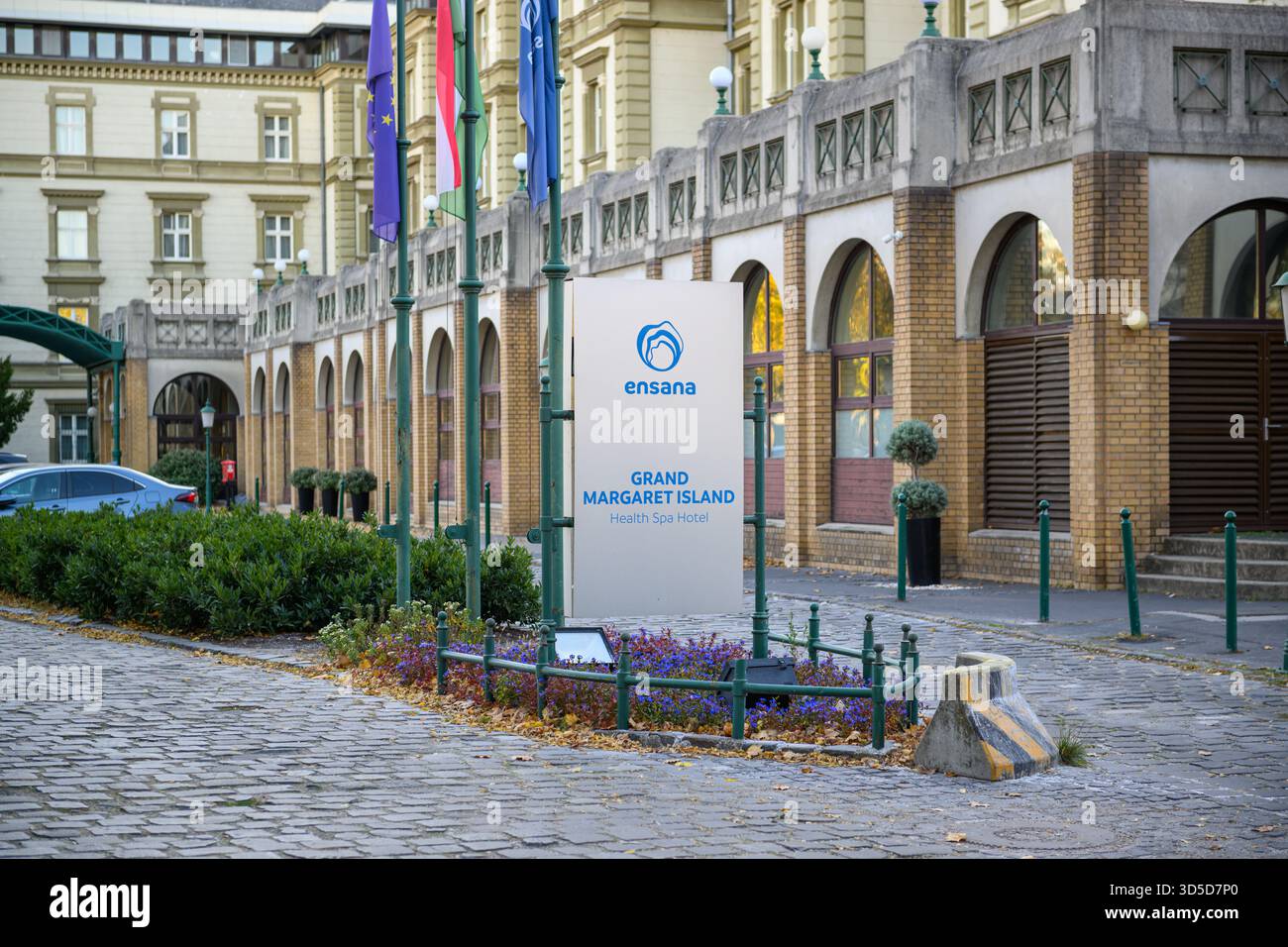 Das Grand Margaret Island Health Spa Hotel auf der Margit Island (Margareteninsel), Budapest, Ungarn Stockfoto