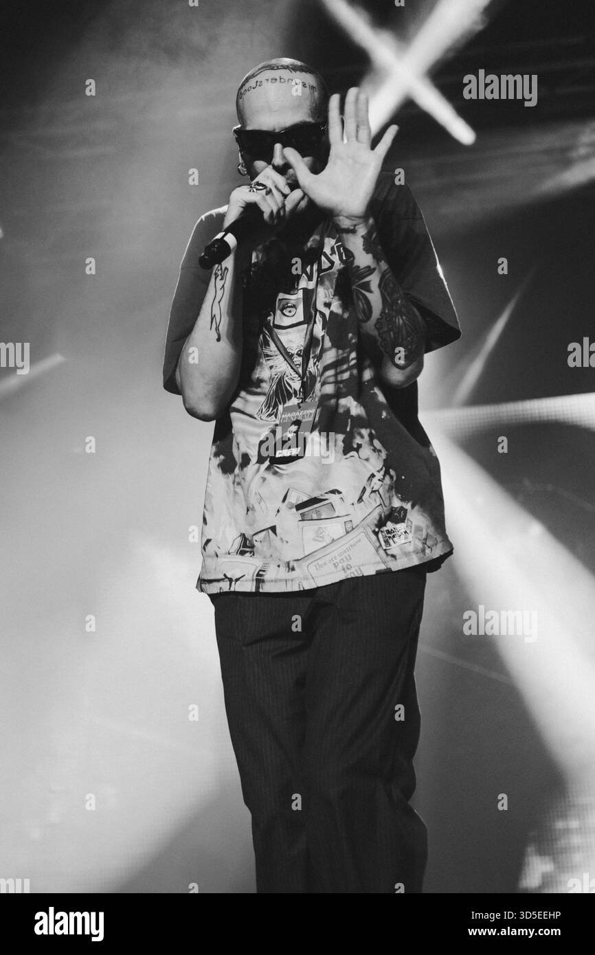 Nerone in Concerto Ai Magazzini Generali di Milano fotografie di Claudia Mazza Stockfoto