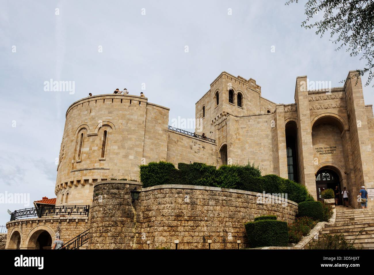 Kruja, Albanien, Skanderbeg Museum Stockfoto