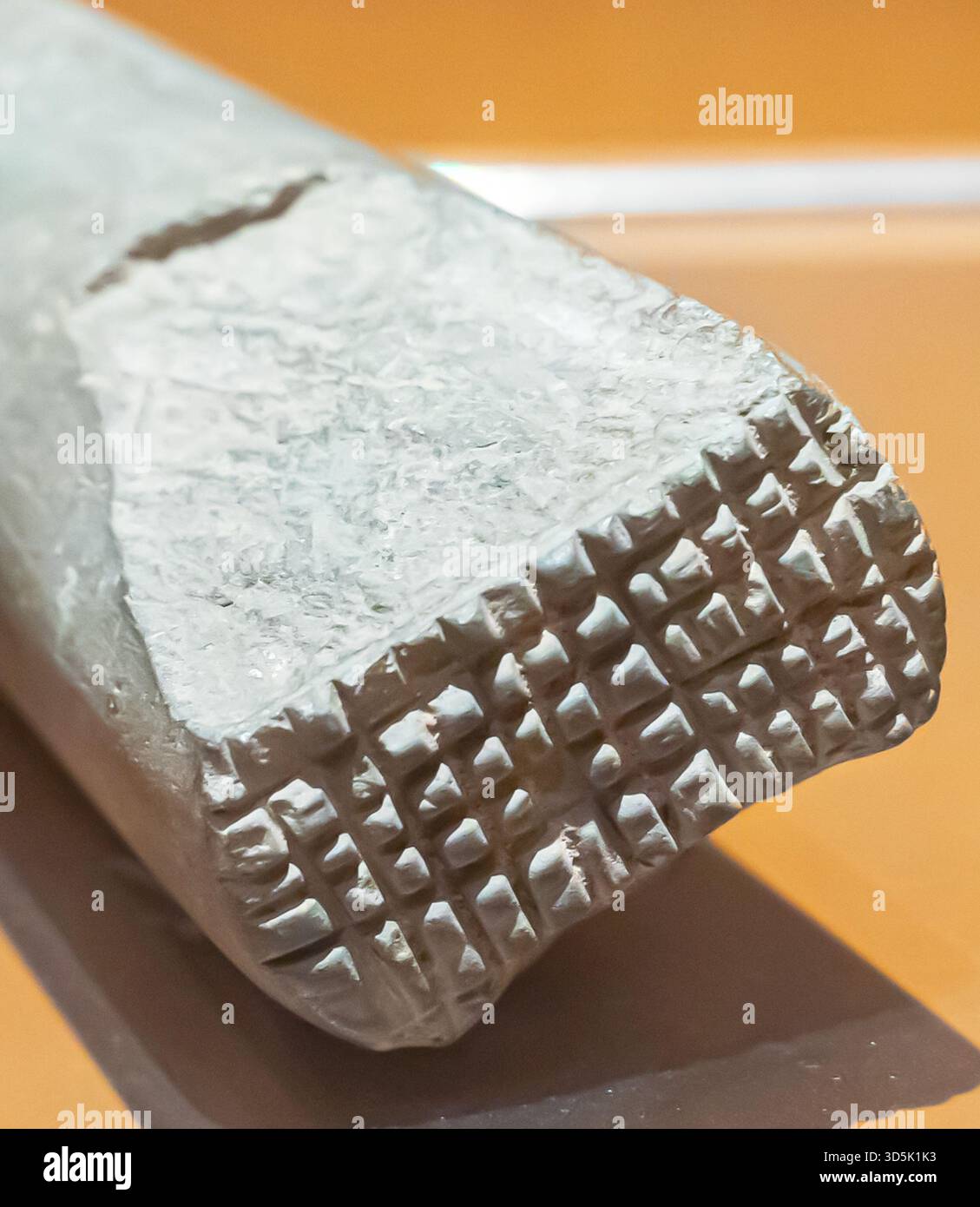 Rindenquirl, Werkzeug zum Einschlagen von Baumrinde, Neolith/Bronzezeit, Thailand Stockfoto