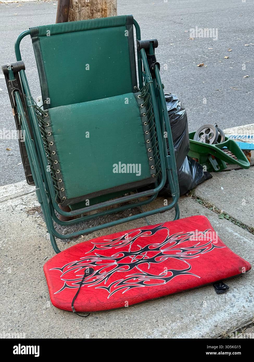 Weggeworfene Artikel, Montreal Kanada Stockfoto