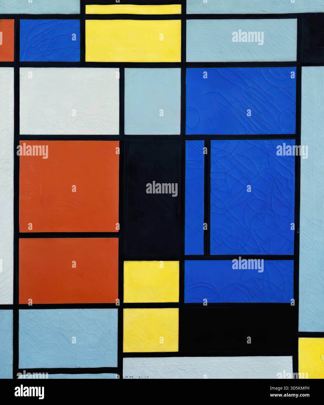 Tableau Nr. 1, 1921 von Piet Mondrian Stock Vektor