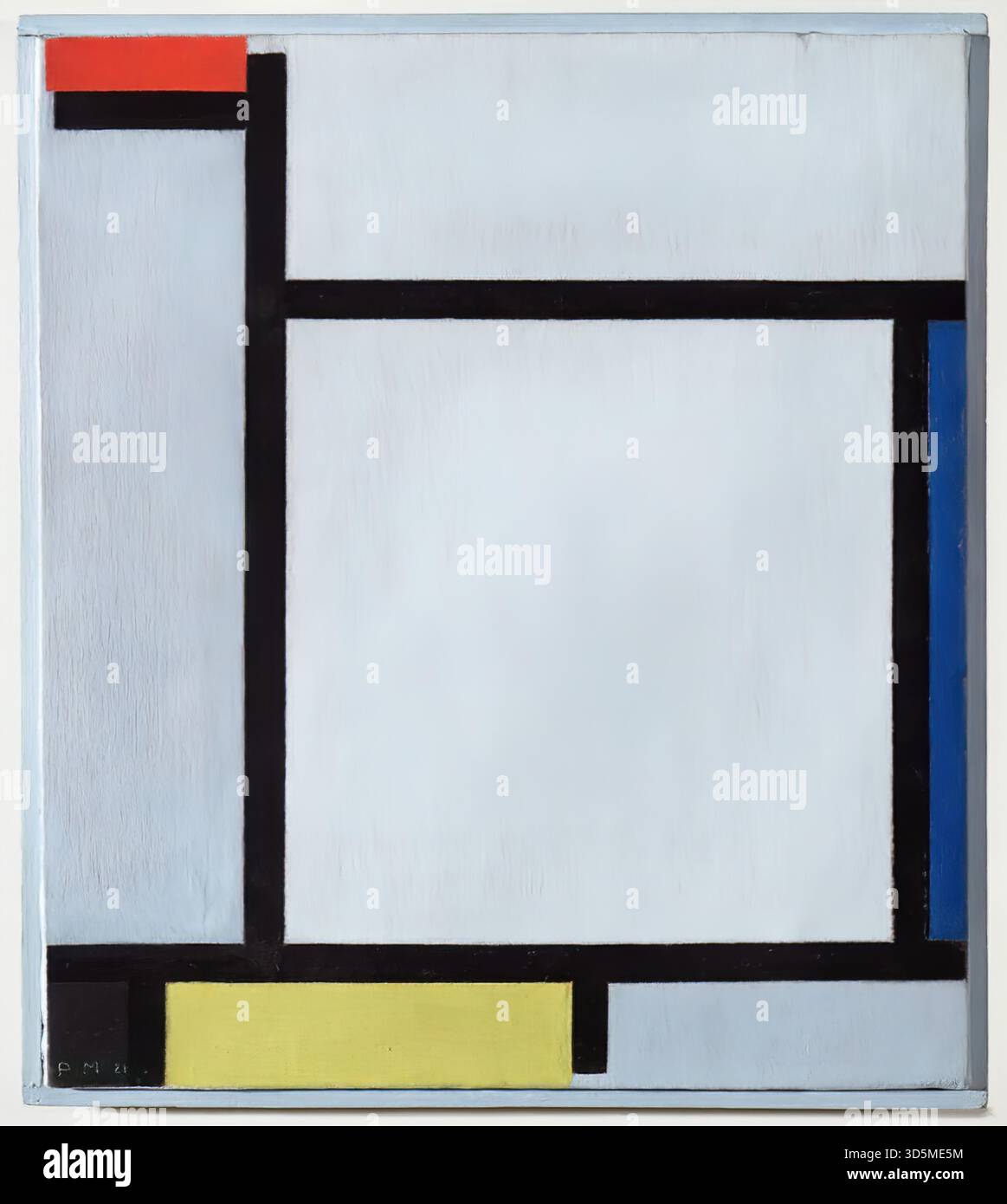 Komposition mit Rot, Blau, Schwarz, Gelb und Grau, 1921 von Piet Mondrian Stock Vektor