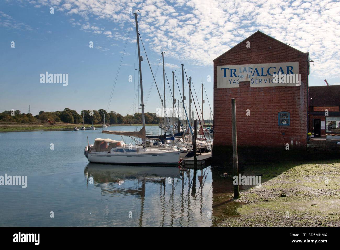 Fareham Hafen und Docks, Gosport, Hampshire, England Stockfoto