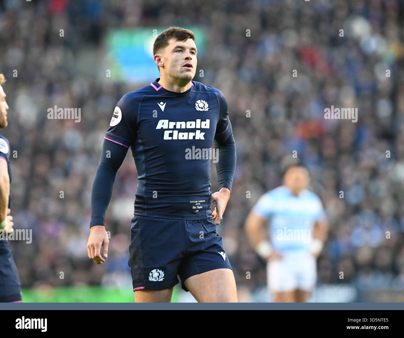 Scottish Gas Murrayfield Edinburgh.Scotland.UK. 16/11/25 Quilter Nations Series Match Scotland gegen Argentinien Blair Kinghorn of Scotland Credit: eric mccowat/Alamy Live News Stockfoto