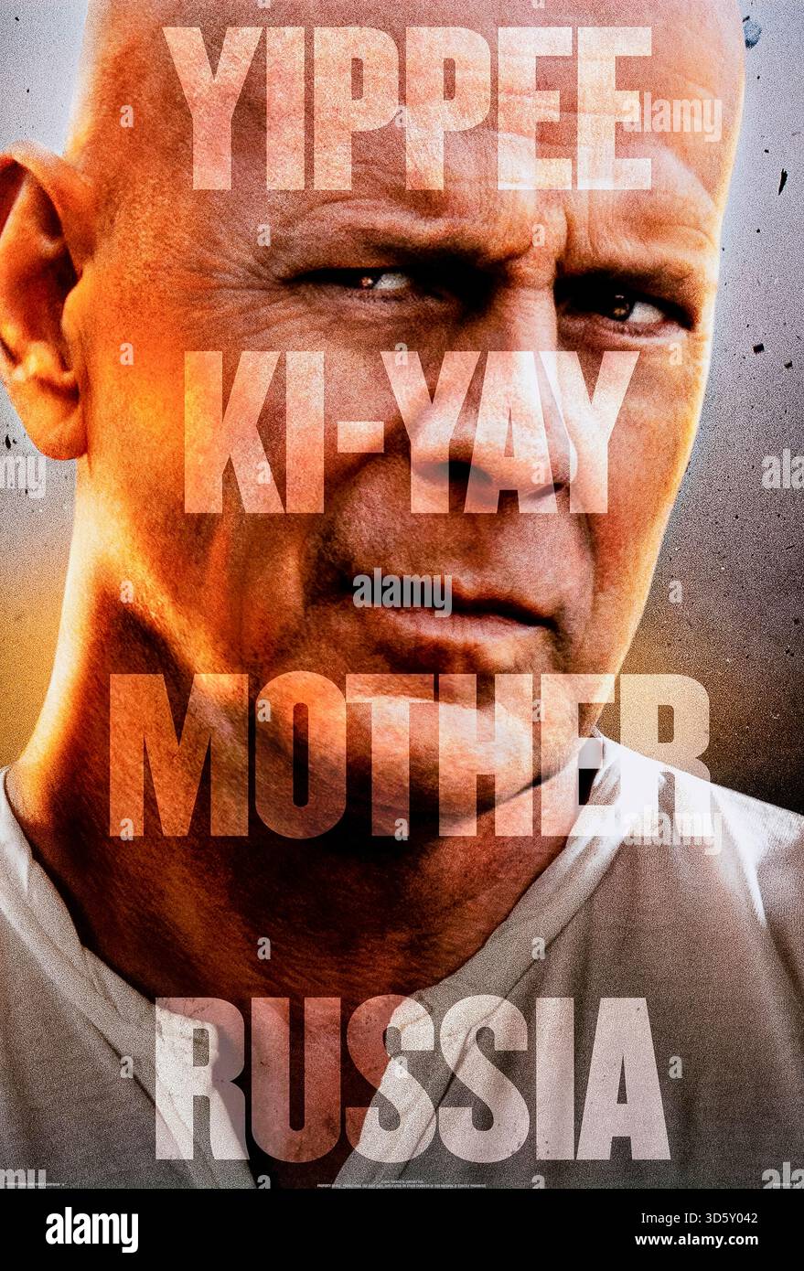 A Good Day to die Hard (2013) von John Moore mit Bruce Willis, Jai Courtney und Sebastian Koch. Ein New Yorker Polizist reist nach Moskau, um seinem entfremdeten Sohn zu helfen, und gemeinsam kämpfen sie gegen russische Terroristen, die eine nukleare Katastrophe bedrohen. Foto eines Original-Posters aus dem Jahr 2013 (USA) NUR ZUR REDAKTIONELLEN VERWENDUNG. Quelle: BFA / 20th Century Fox Stockfoto