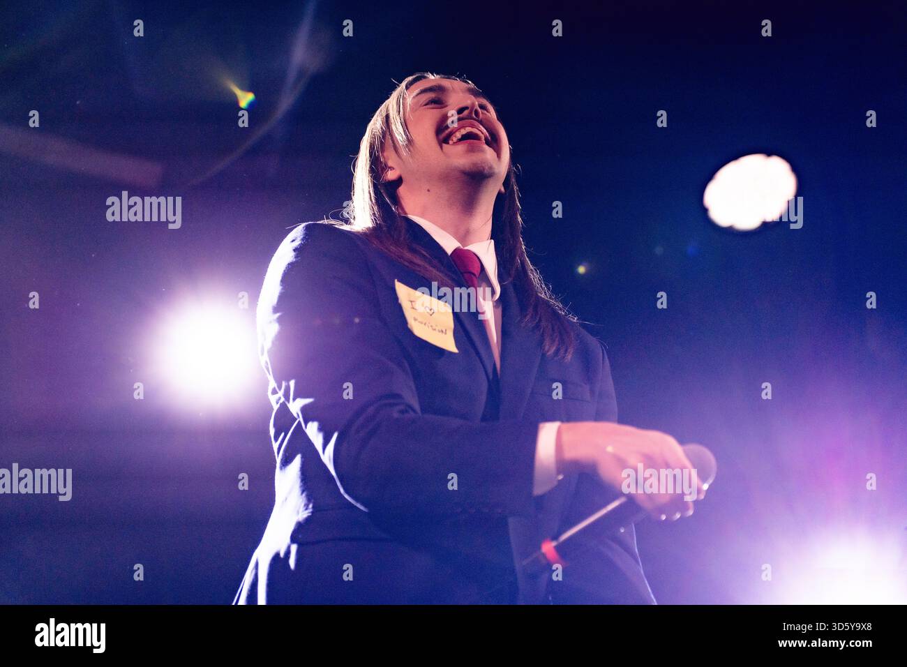 Kopenhagen, Dänemark. November 2025. Der estnische Rapper Tommy Cash gibt ein Live-Konzert im Pumpehuset in Kopenhagen. Quelle: Gonzales Photo/Alamy Live News Stockfoto