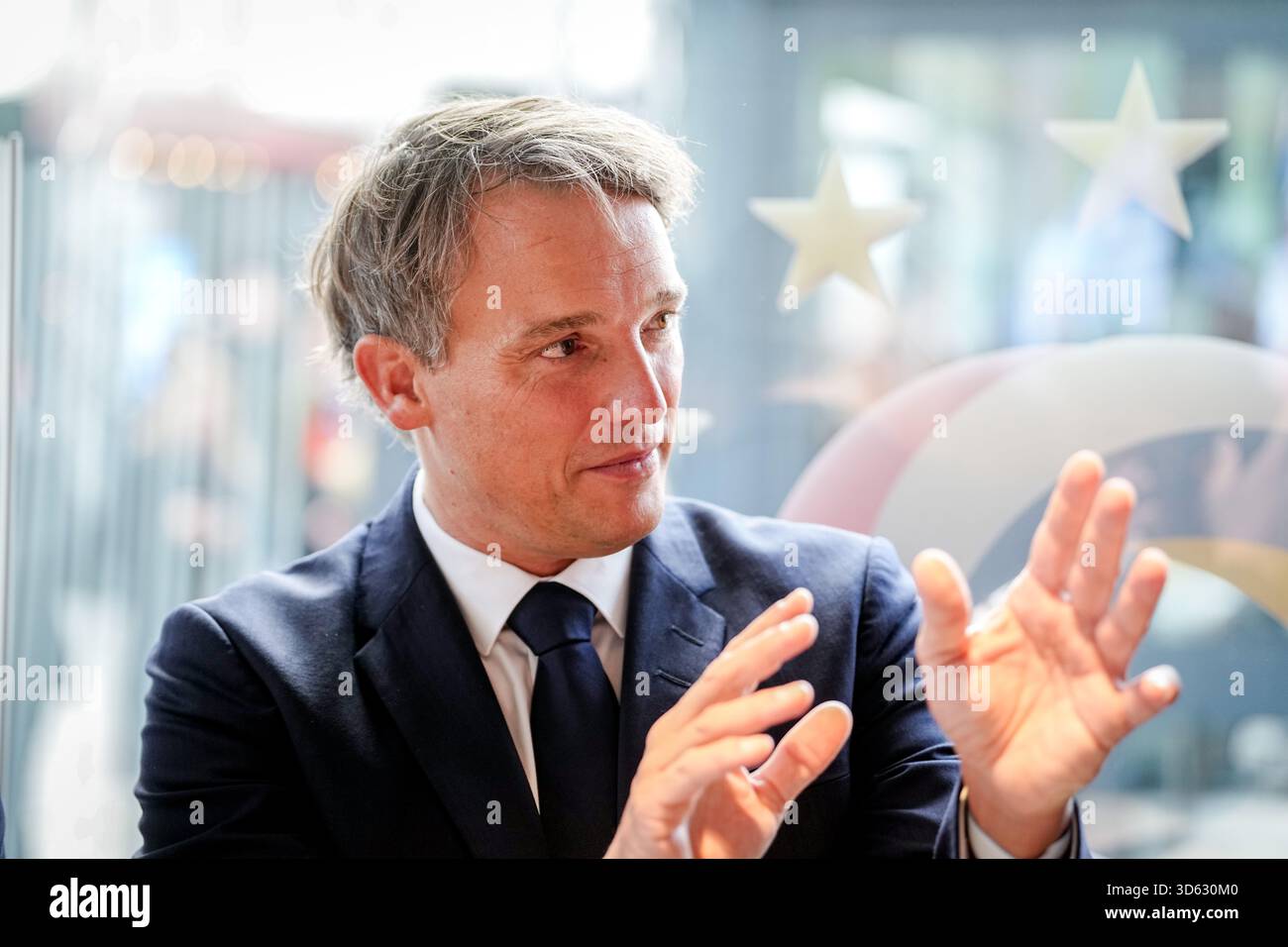 Berlin, Deutschland. November 2025. Christian Klein, CEO von SAP, nimmt am European Digital Souveränty Summit auf dem EUREF-Campus Teil. Das Gipfeltreffen findet auf Einladung des deutschen und französischen Digitalministeriums statt. Quelle: Kay Nietfeld/dpa/Alamy Live News Stockfoto