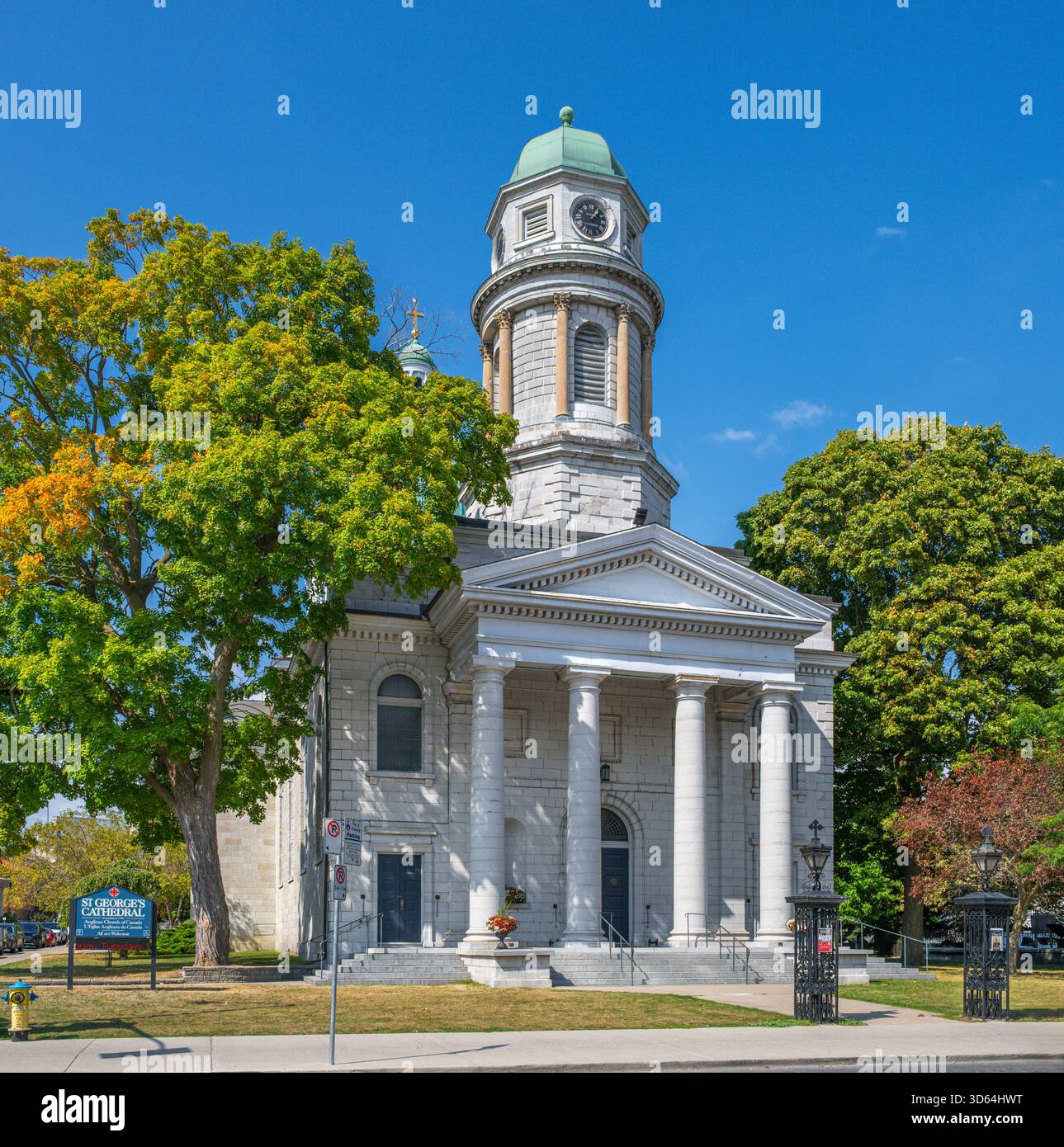 St George's Cathedral in der King Street in Kingston, Ontario, Kanada Stockfoto