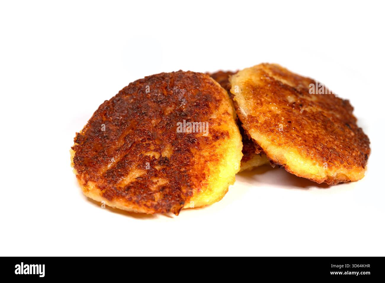 Kartoffelpfannkuchen in Nahaufnahme Stockfoto