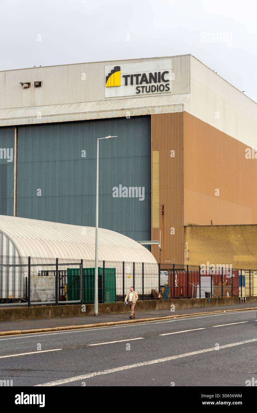 Titanic Studios in Belfast, Nordirland, 2025 Stockfoto