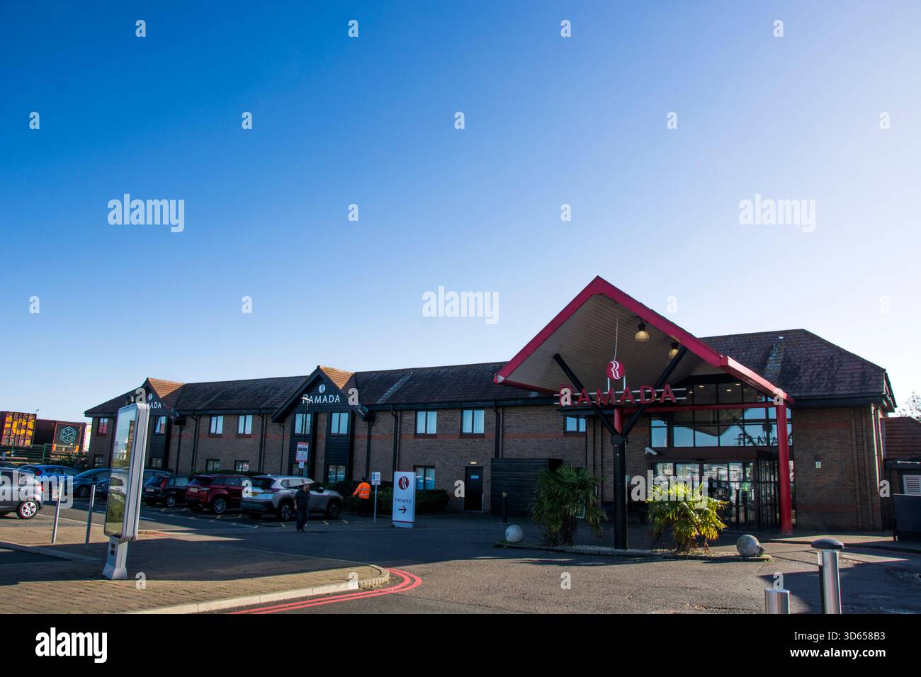 Eine Kette von Ramada Hotels in Großbritannien, Ramada Cambridge A14 Stockfoto