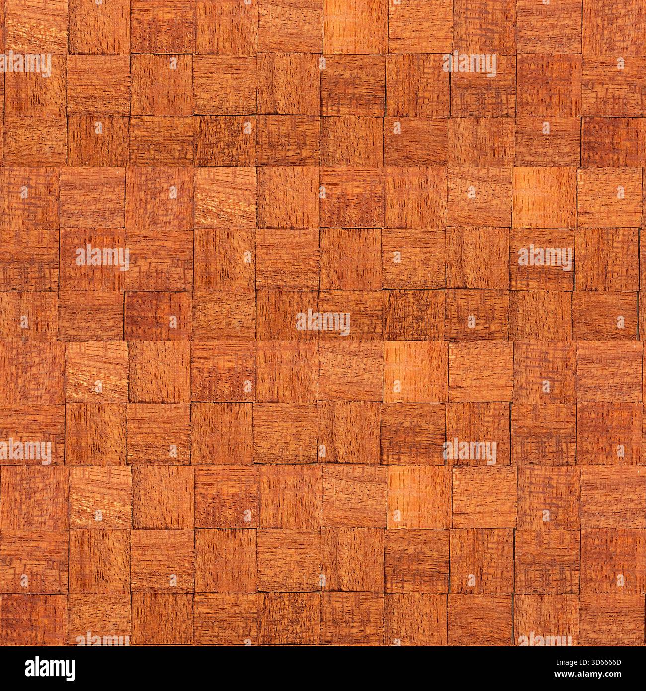 Nahtlose 4K-Fototextur aus Eichenholzfurnier-Fliesen-Ornament-Oberflächenmaterial. Stockfoto