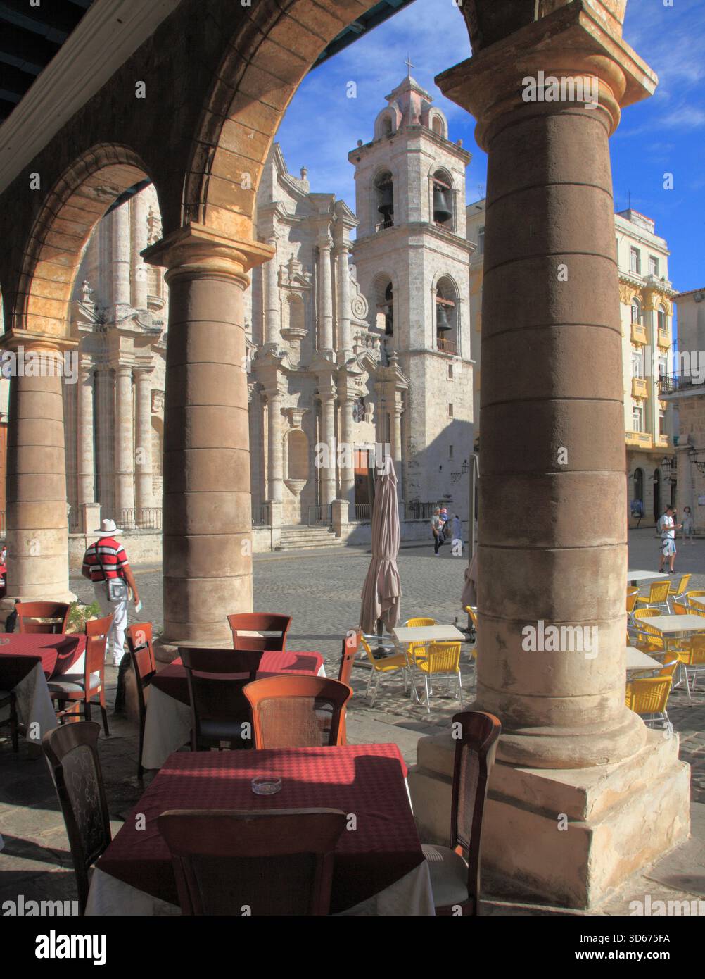 Kuba, Havanna, Plaza de la Catedral, Kathedrale, Stockfoto